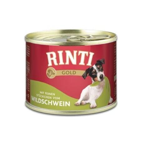 Rinti Dog Gold konzerva divočák 185g