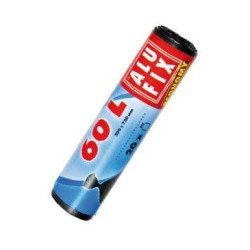 Vrecia na odpadky 60l čierne 20ks