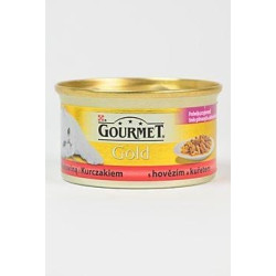 Gourmet Gold konz. kočka pašt. duš.hov.a kuře 85g