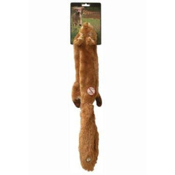 Hračka pes Veverka pískacie 38cm Skinneeez