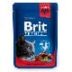 Brit Premium Cat kapsa with Beef Stew & Peas 100g