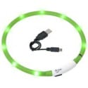 Obojok USB Visio Light 70cm zelený KAR 1ks