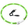 Obojek USB Visio Light 70cm zelený KAR 1ks