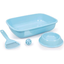 WC Welcome kitten set modrý