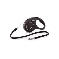 Vodítko FLEXI Classic NEW S lanko 5m / 12kg čierna
