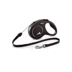 Vodítko FLEXI Classic NEW S lanko 8m / 12kg čierna