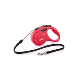Vodítko FLEXI Classic NEW S lanko 5m / 12kg červená