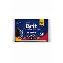 Brit Premium Cat vrecko Meat Plate 400g (4x100g)