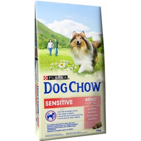 Purina Dog Chow Adult Sensitive Salmon&Rice 14kg