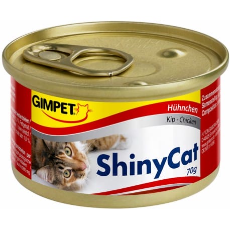 Gimpet kočka konz. ShinyCat  kuře 2x70g