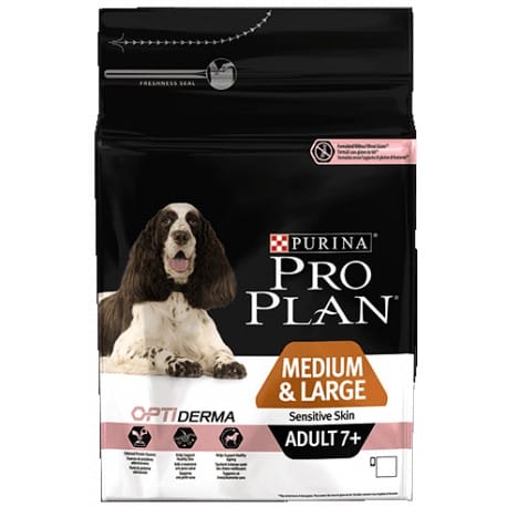 ProPlan Dog Adult 7+ Medium&Large Sens.Skin 14kg