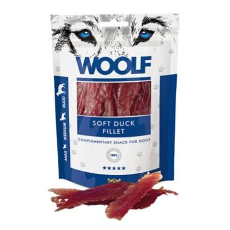 WOOLF pochoutka soft duck jerky 100g