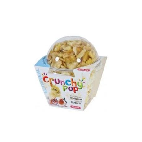 Pochutka POPCORN banán pro hlodavce 63g Zolux