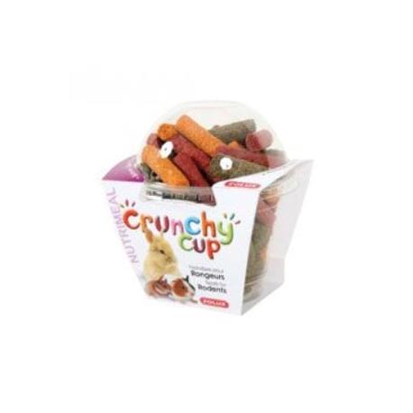 Pochutka CRUNCHYCUP mrkev/řepa pro hlodavce 130g Zolux