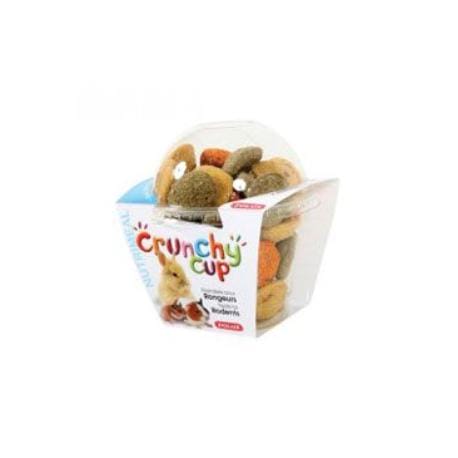 Pochutka CRUNCHYCUP mrkev/vojtěška pro hlod 200g Zolux