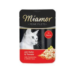 Miamor Cat Filet kapsa kuře+rajče ve šťávě 100g