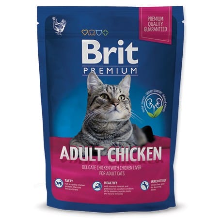 Brit Premium Cat Adult Chicken 300g NEW