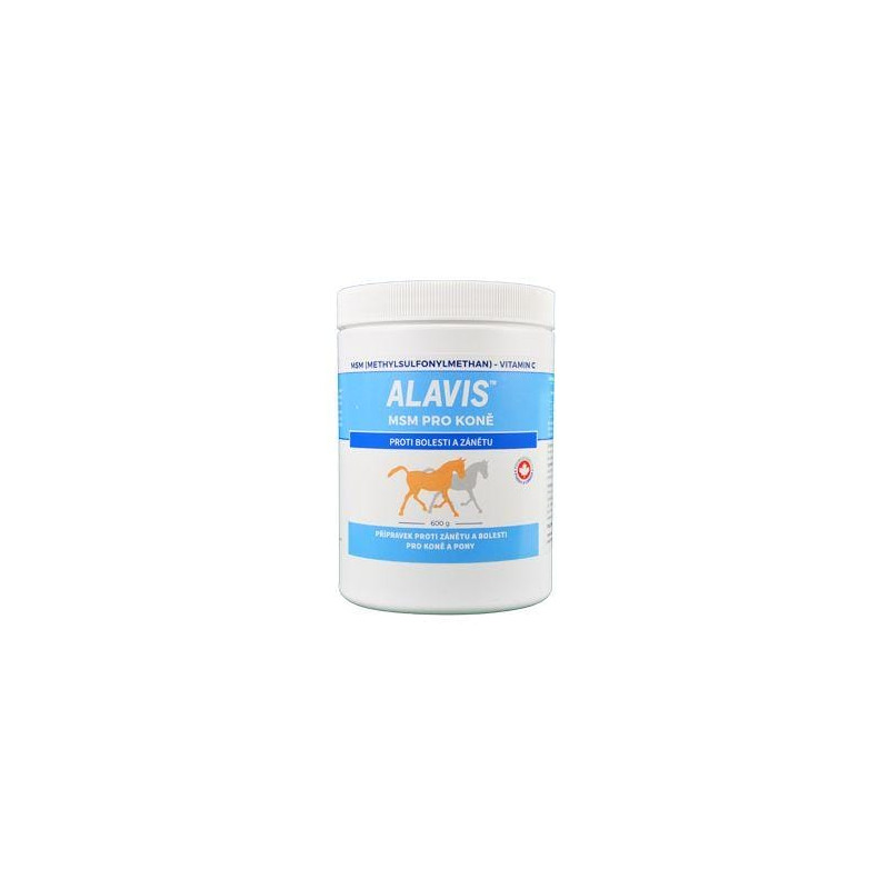 Alavis MSM pro koně s Vitaminem C plv 600g