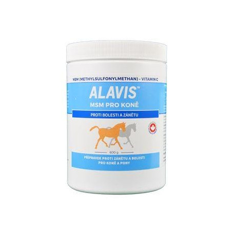 Alavis MSM pro koně s Vitaminem C plv 600g