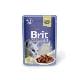 Brit Premium Cat D Fillets in Jelly with Beef 85g