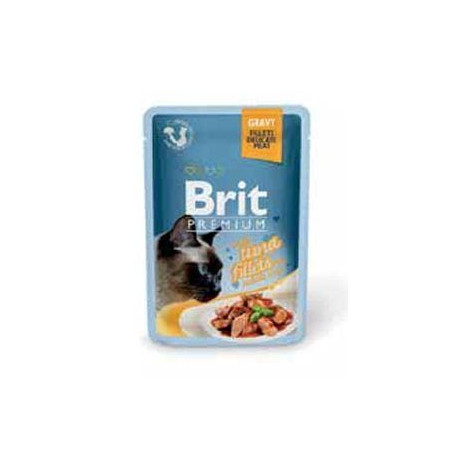 Brit Premium Cat D Fillets in Gravy With Tuna 85g