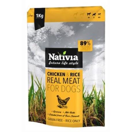 Nativia Real Meat Chicken & Rice 1kg