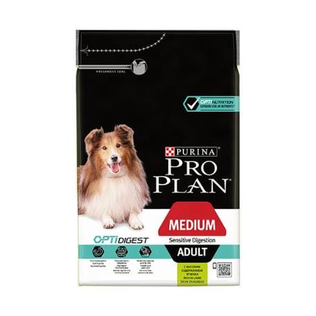 ProPlan Dog Adult Medium Sens.Digest 14kg jehněčí