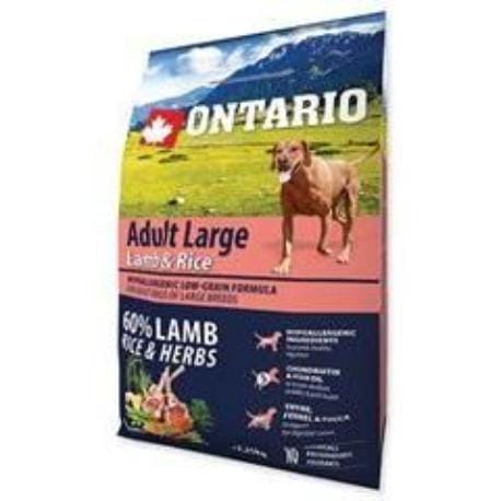 ONTARIO Dog Adult Large Lamb & Rice & Turkey 2,25kg