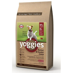 Yoggies Mini 15kg kuřecí a hovězí maso