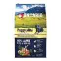 ONTARIO Dog Puppy Mini Lamb & Rice 6,5kg