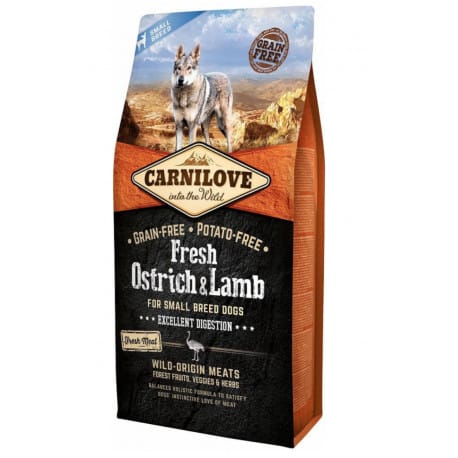 Carnilove Dog Fresh Ostrich&Lamb for Small Breed 1.5kg