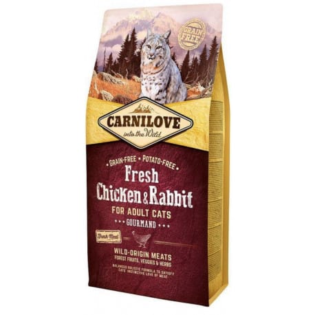 Carnilove Cat Fresh Chicken & Rabbit for Adult 6kg