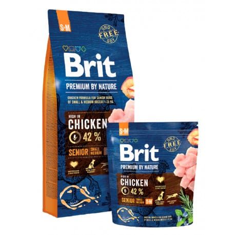 Brit Premium Dog by Nature Senior S+M 1kg