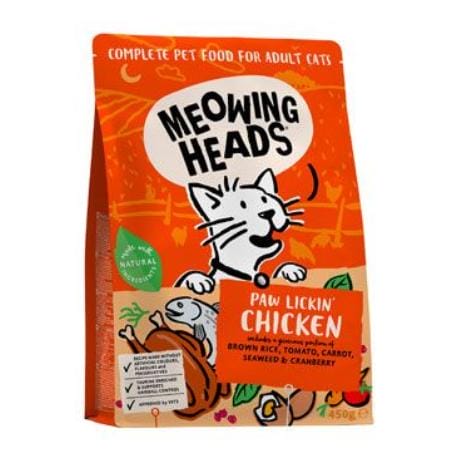 MEOWING HEADS Paw Lickin 'Chicken 450g