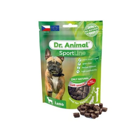 Pochoutka Dr. Animal Sportline jehněčí 100g