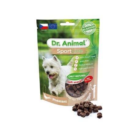 Pochoutka Dr. Animal Sportline bažant 100g 