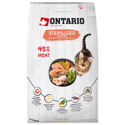 Ontario Cat Sterilised Salmon 6,5kg NEW