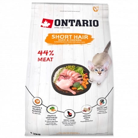 Ontario Cat Shorthair 2kg NEW