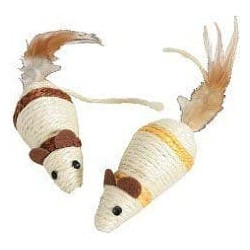 Hračka kočka Sisal Mouse Zolux
