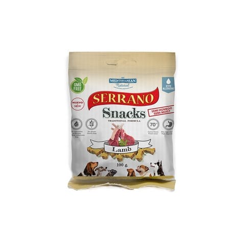 Serrano Snack for Dog-Lamb 100g