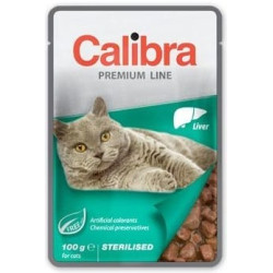 Calibra Cat kapsa Premium Sterilised Liver 100g