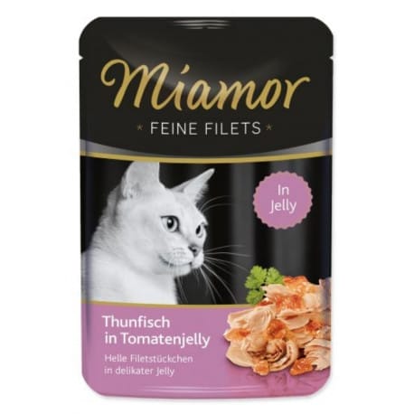 Miamor Cat Filet kapsa tuňák+rajče ve šťávě 100g