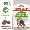 Royal Canin Outdoor 7+ granule pre starnúcu mačky s častým pohybom vonku 400g