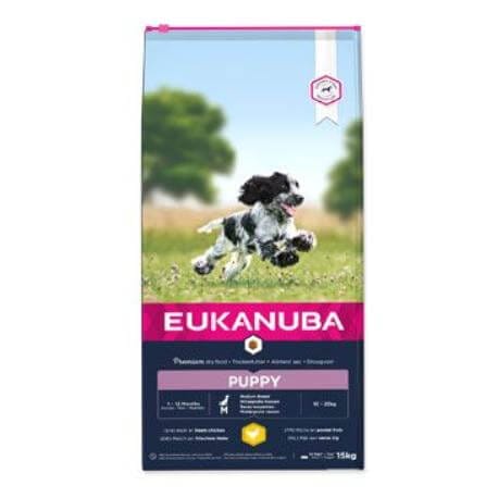 Eukanuba Dog Puppy & Junior Medium 15kg