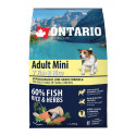 ONTARIO Dog Adult Mini Fish & Rice 2,25 kg