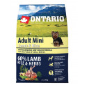 ONTARIO Dog Adult Mini Lamb & Rice 2,25 kg