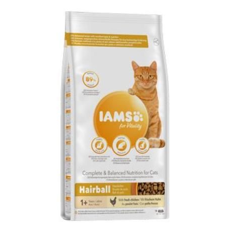 Iams Cat Adult Hairball Chicken 2kg