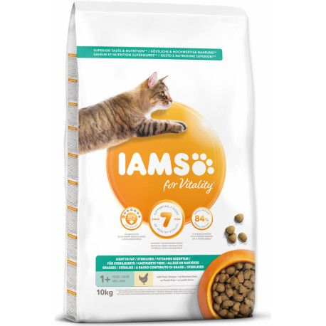 Iams Cat Adult Weight Control Chicken 10kg