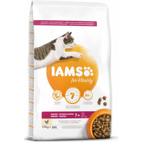 Iams Cat Senior Chicken 10kg