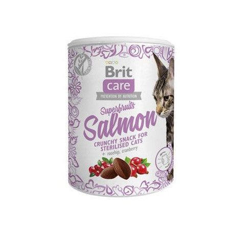 Brit Care Cat Snack superfruits Salmon 100g